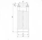 Превью к товару Гидравлический фильтр фильтр NEVSKY FILTER NF1985